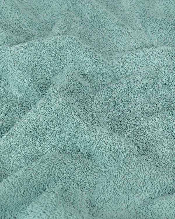 Tissu éponge en coton - uni "Douillet" (vert d'eau)