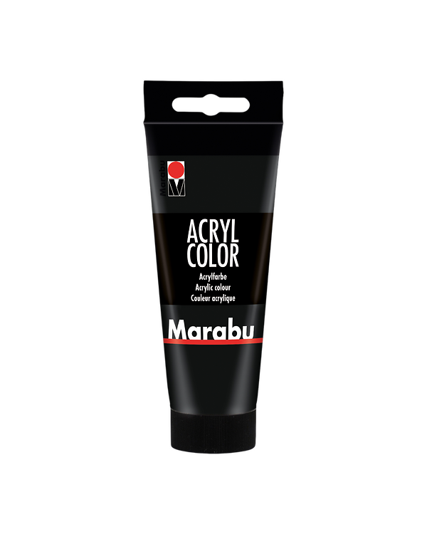 Marabu Peinture acrylique "Acryl Color" 100 ml (073/noir)