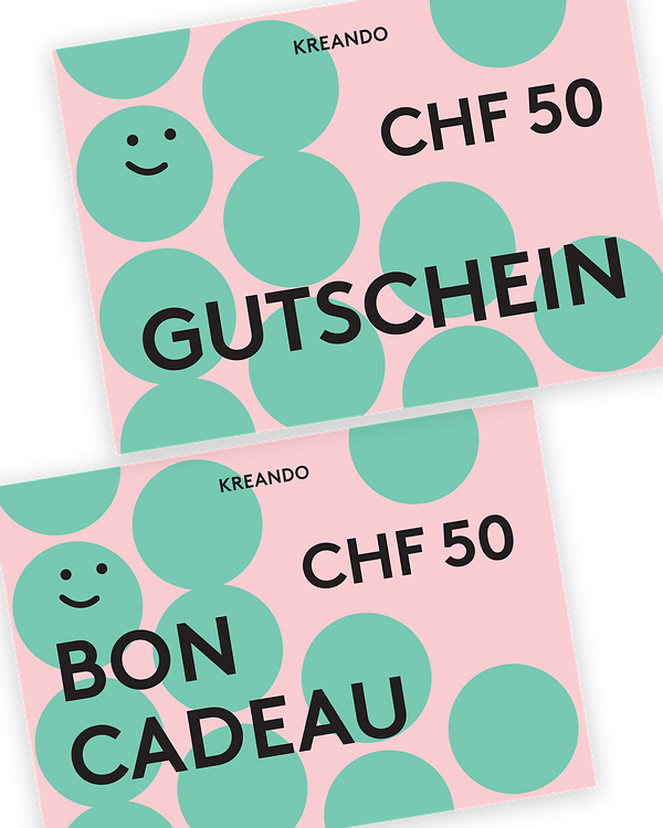 Carte cadeau - Bon d'achat de 50 francs