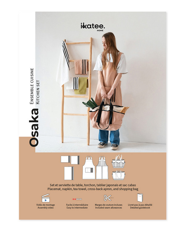 Patron - Accessoires de cuisine "OSAKA" de ikatee (français/anglais)
