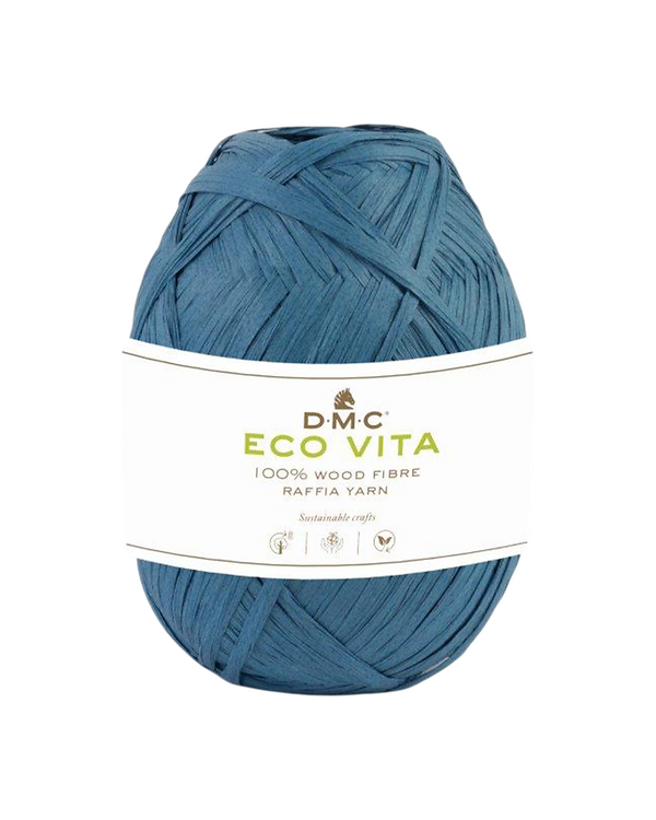 DMC - Fil Raphia "Eco Vita Raffia" (07/bleu)