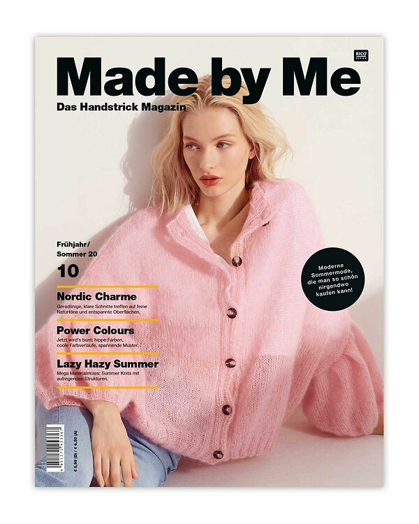 Magazine "Made by Me Handknitting n° 10" de RICO DESIGN (allemand/français)