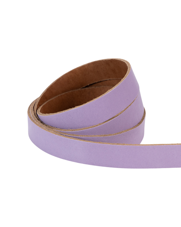 Sangle en cuir ''Altea - Used Look'' - 19 mm (lilas/brun clair)