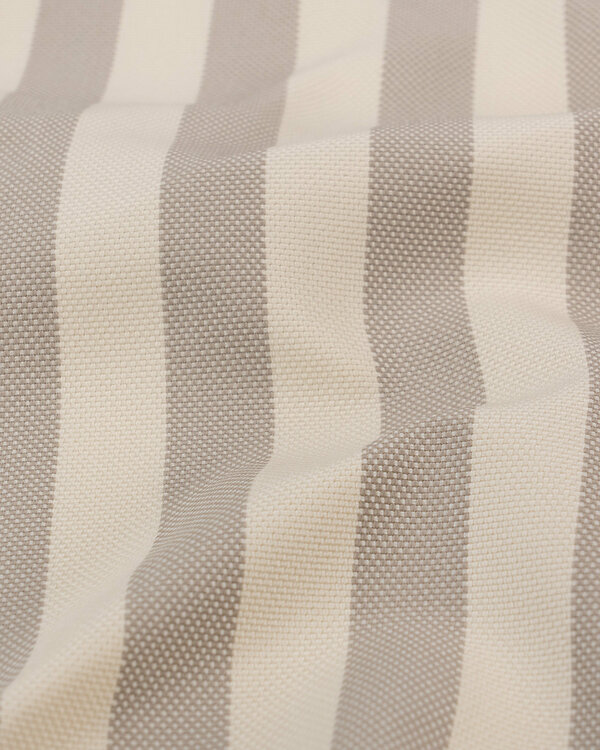 Tissu d'ameublement outdoor "Lido Lounge/Rayures" (crème/lin)