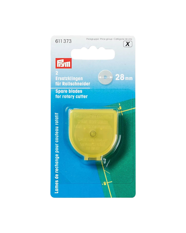 PRYM Lame pour couteau rotatif Ø 28 mm, paquet à 2 pces 611373