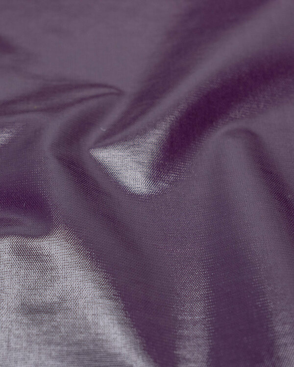 Heavy canevas coton enduit "Glossy/brillant" (aubergine)