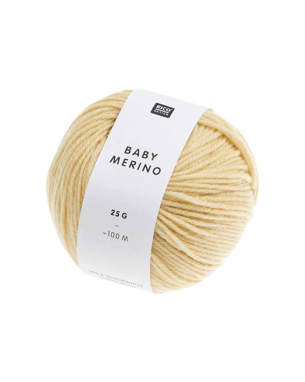 Laine bébé - Rico Baby Merino (vanille)