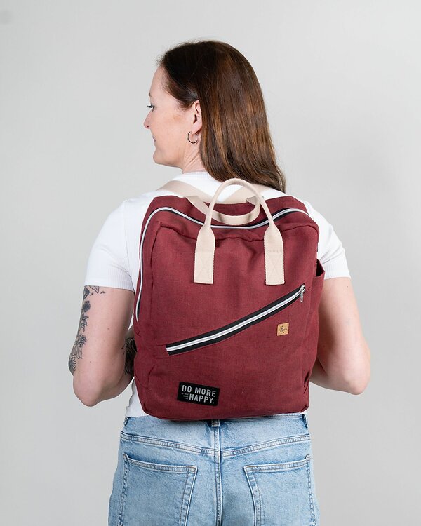 Set couture - Sac à dos MAXX "Mélanie" en heavy canvas écoresponsable