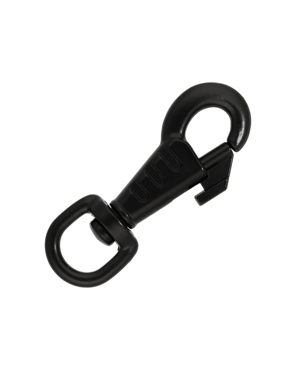 Mousqueton à boulon "Métal" pour cordon 10 mm (noir)