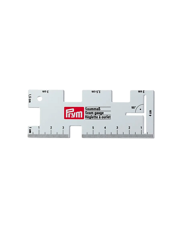 PRYM Règle à ourlet "Métal" (argenté) 610736