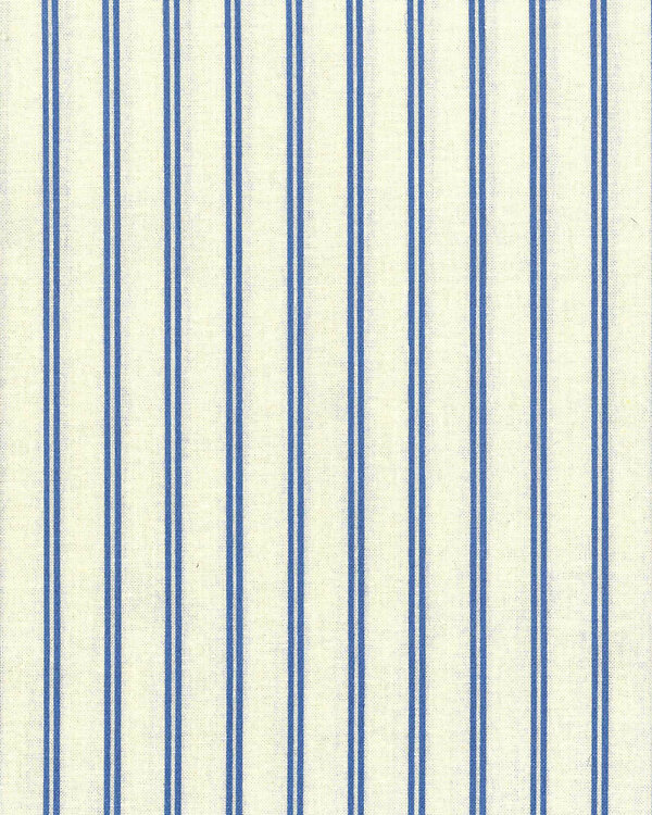 AU Maison - Toile cirée "Ribbons-Soft Blue" (crème-bleu)