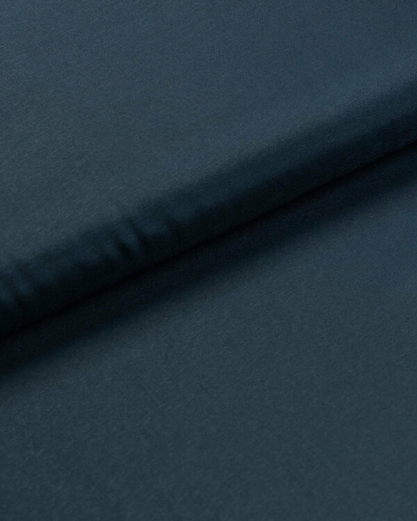 Tissu pour doublure viscose - uni "Neva'viscon®" (bleu nuit)