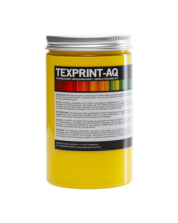 Encre de sérigraphie - opaque "TEXPRINT-AQ" 250 g (20/jaune citron)