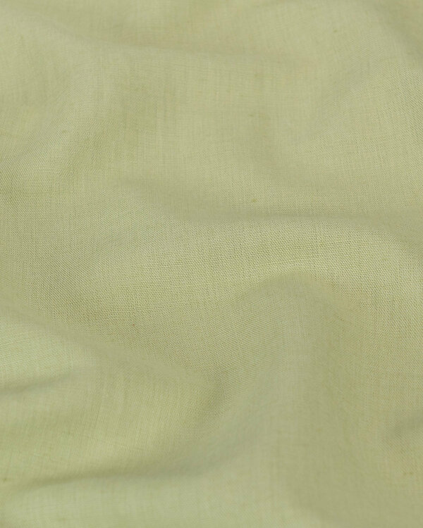 Mélange lin/coton bio lavé "Solana" (olive clair)