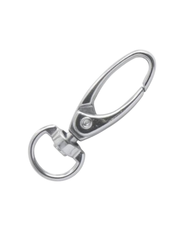 Mousqueton pour sac "Métal" pour cordon 10 mm (argenté)