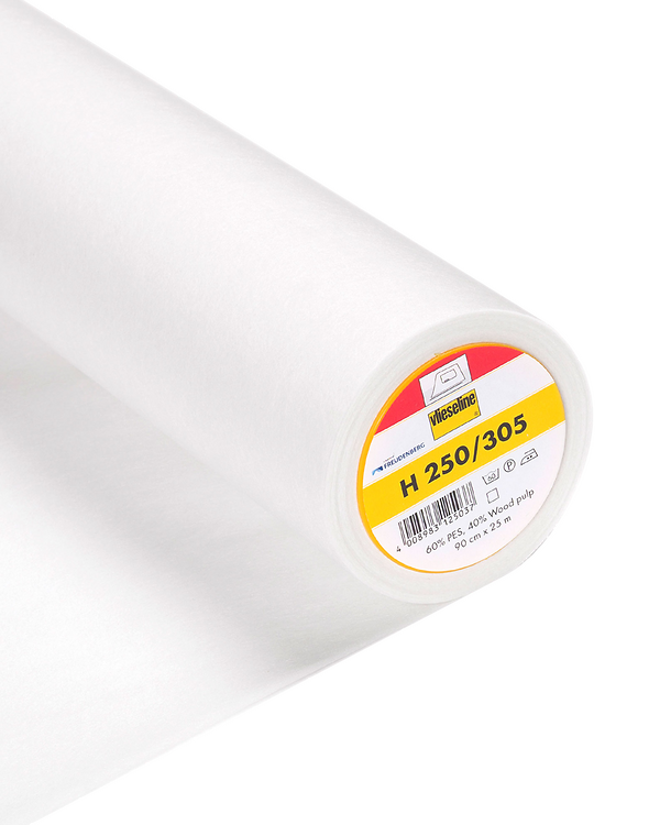 Vlieseline "H250" - Entoilage thermocollant (blanc), rouleau à 25 m