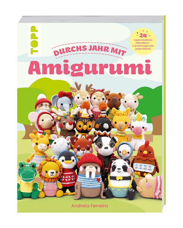 Livre - "Durchs Jahr mit Amigurumi" de Andreia Tittes (en allemand)
