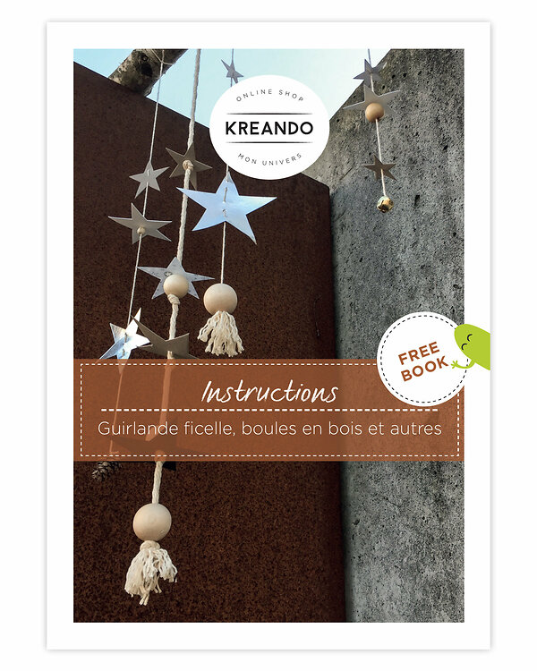 Tuto gratuit PDF - Bricolage - Guirlande de Noël de KREANDO (français)