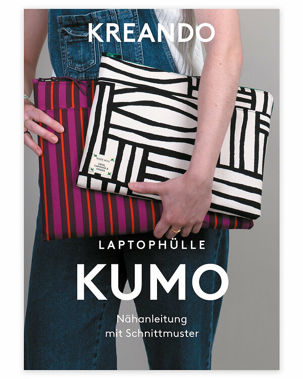 Instructions & patron - Couture - Housse d'ordinateur "KUMO" de KREANDO
