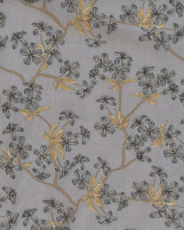 AU Maison - Toile cirée "Amalie-Purple Ash" (lilas grisé-brun clair/gris)