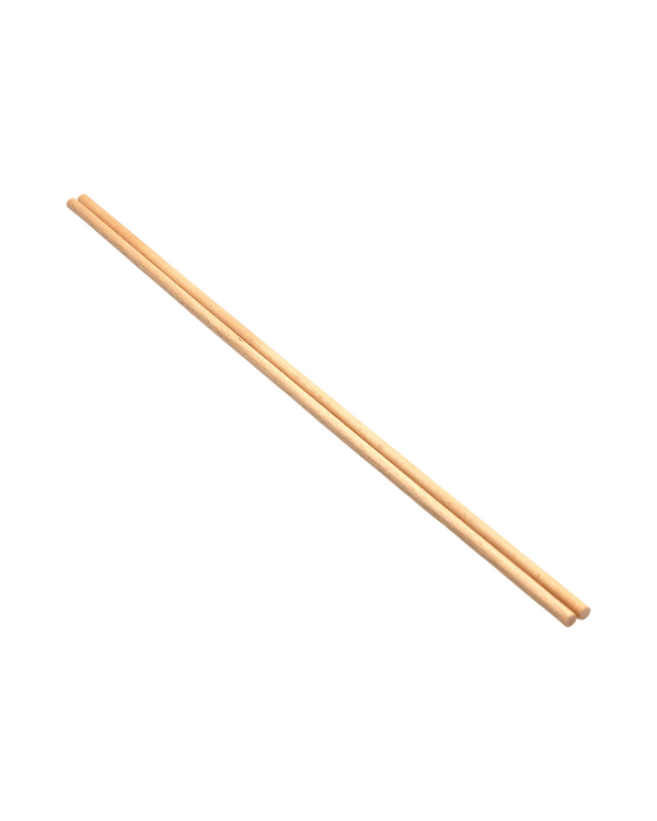 Baguette ronde en bois de hêtre Ø 8 mm - 50 cm, lot de 2 (nature)