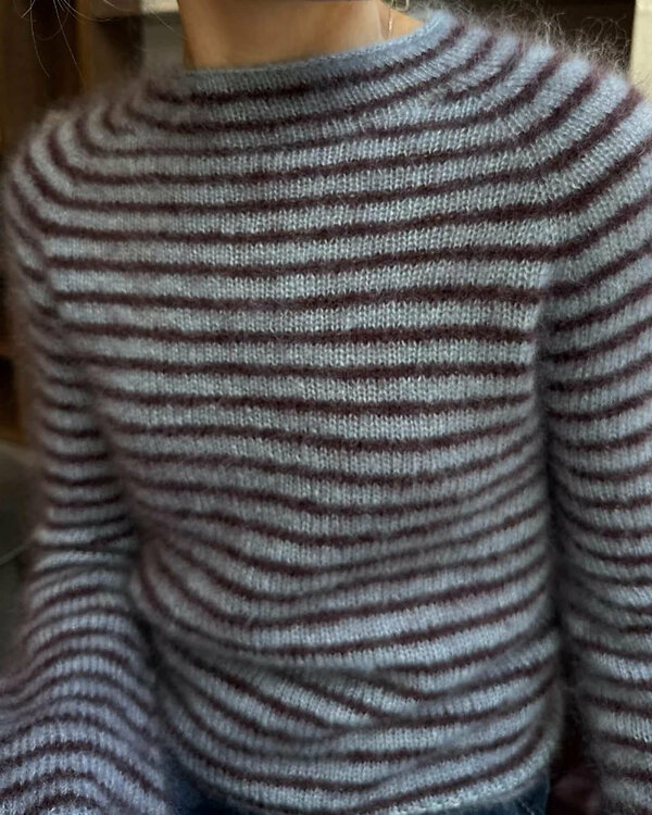 Modèle tricot blouse "FRANKIE BLOUSE" de PetiteKnit (français)