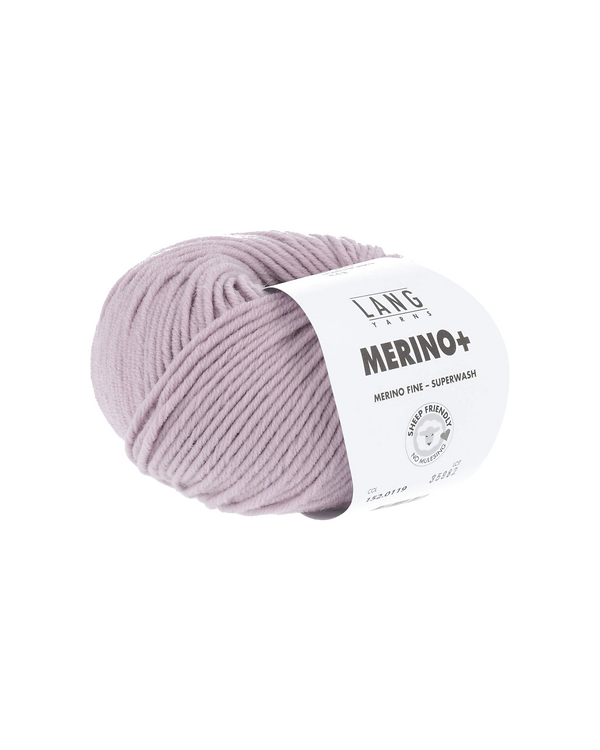 Laine mérinos MERINO+ de LANG Yarns (0119/rose foncé)