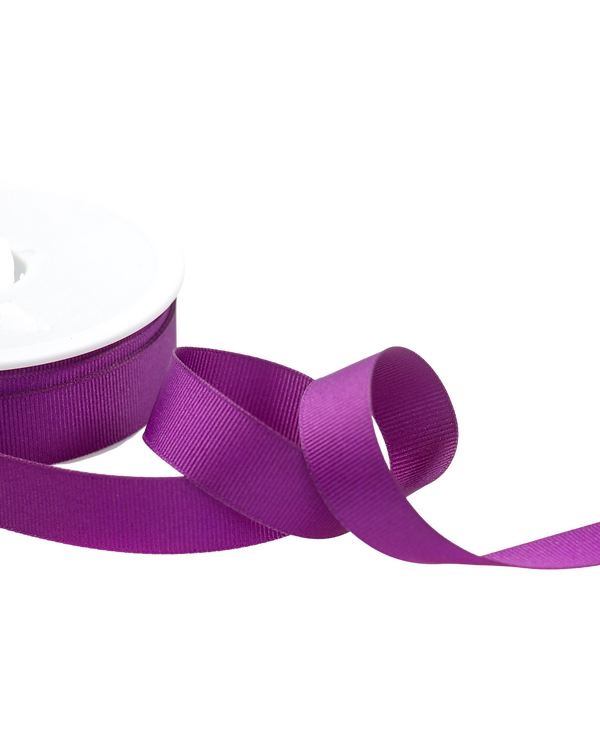 Ruban gros grain "Uni" 20/25 mm (violet)