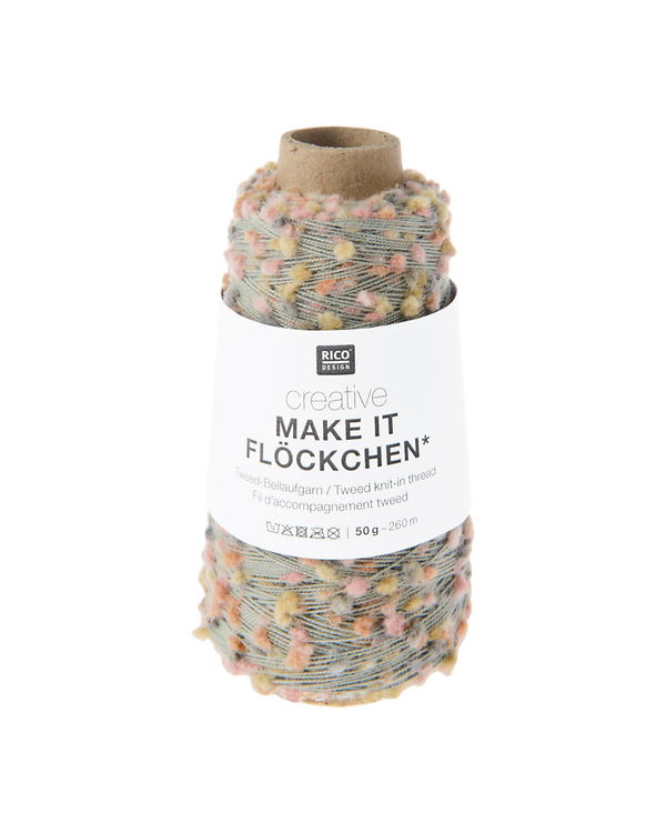 Fil d’accompagnement tweed - Rico Creative Make it Flöckchen (earthy)