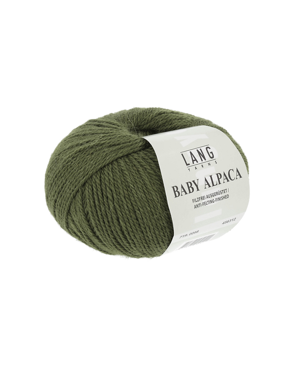LANG Yarns BABY ALPACA - laine d'alpaga (0098/olive)
