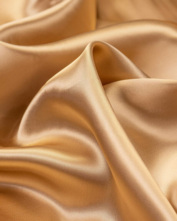 Doublure viscose - uni brillant "Duchesse - Satin" (beige doré)