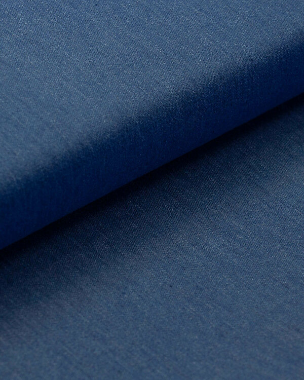 Tissu jean en coton "Stretch - Recycling" (bleu jean)