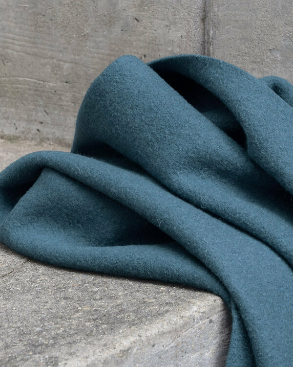 Laine bouillie "Samira" (bleu jean)