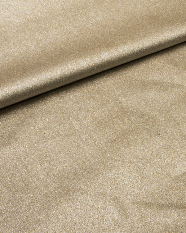 Toile cirée - coton enduit "Alvaro Metallic“ (doré clair)