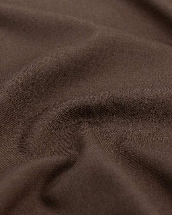 Gabardine Bambou "Recycling Mayari" (brun foncé)