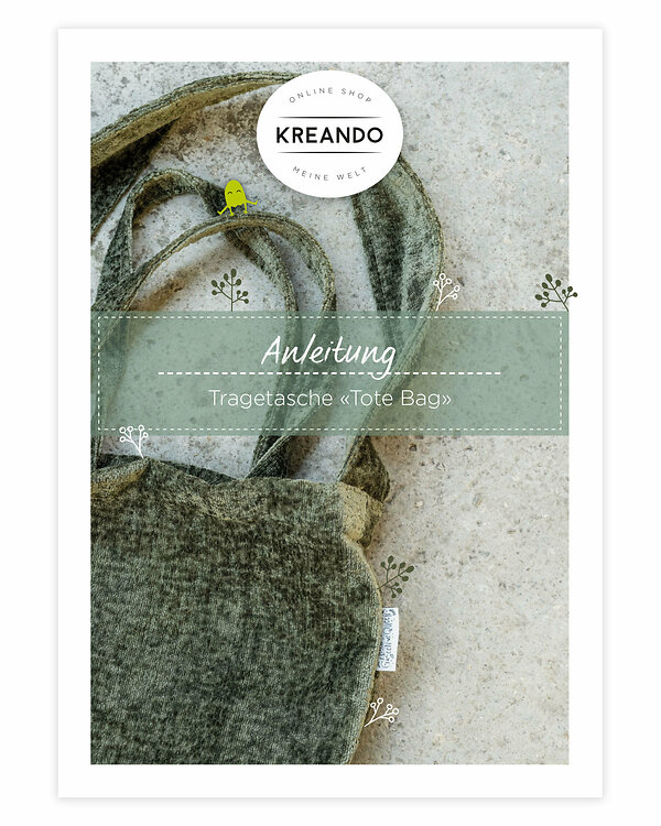Patron et instructions - Couture - Sac "TOTE BAG" de KREANDO