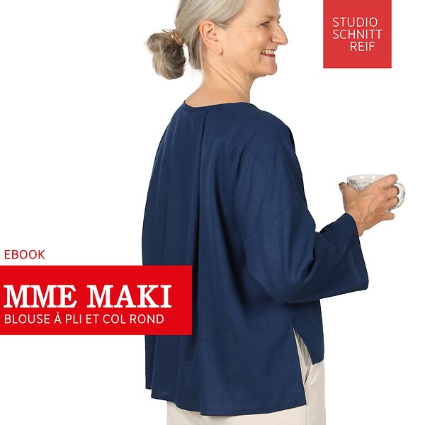 Tuto & patron PDF - blouse "Madame Maki" (Gr. XS-XXL) de STUDIO SCHNITTREIF (en français)