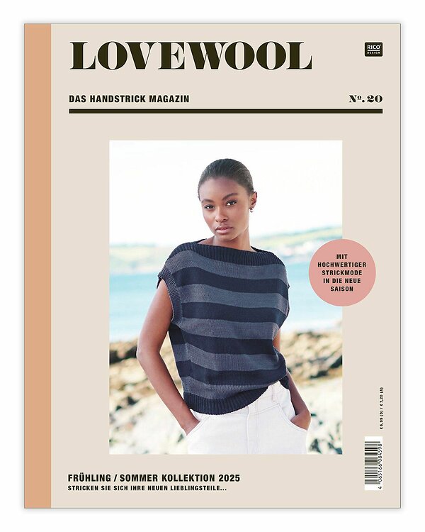 Magazine "Lovewool n° 20" de RICO DESIGN (allemand/français)