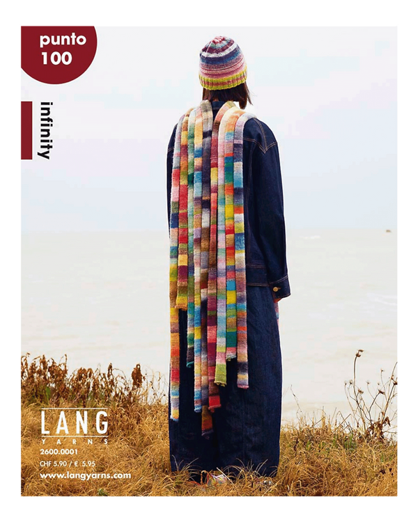 Magazine "Punto 100 - INFINITY" de LANG Yarns (all/fr/nl)