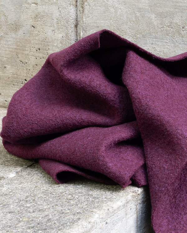 Laine bouillie "Samira" (cassis)