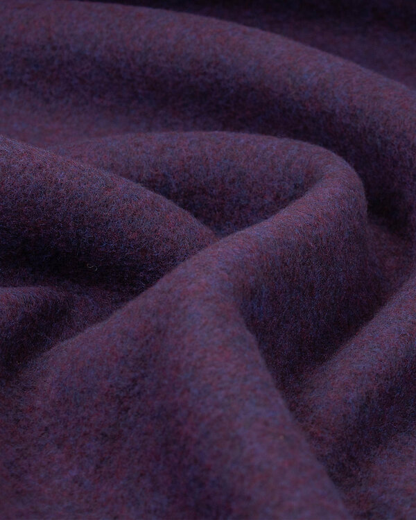 Tissu pour manteau en laine mérinos "Moelleux Deluxe - uni" (violet)
