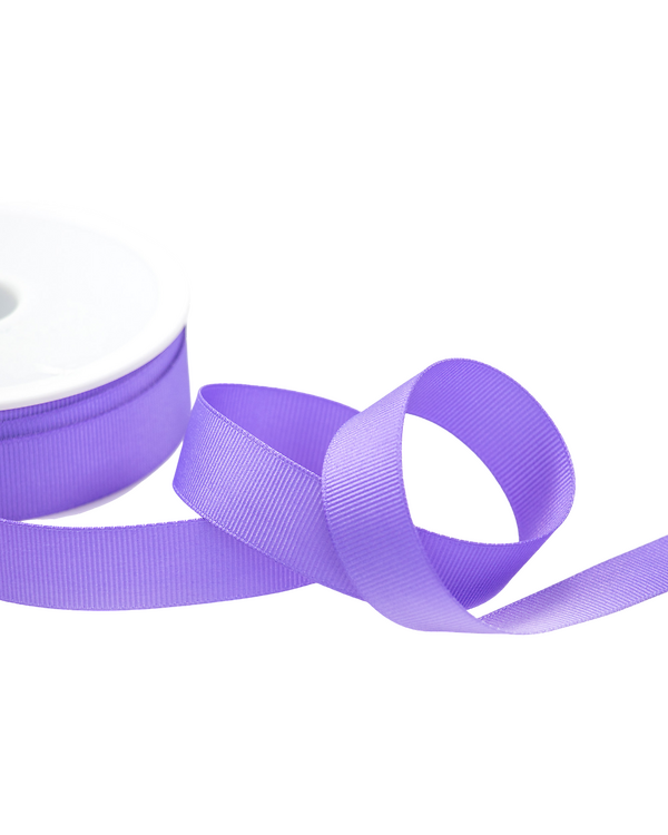 Ruban gros grain "Uni" 20/25 mm (lilas)
