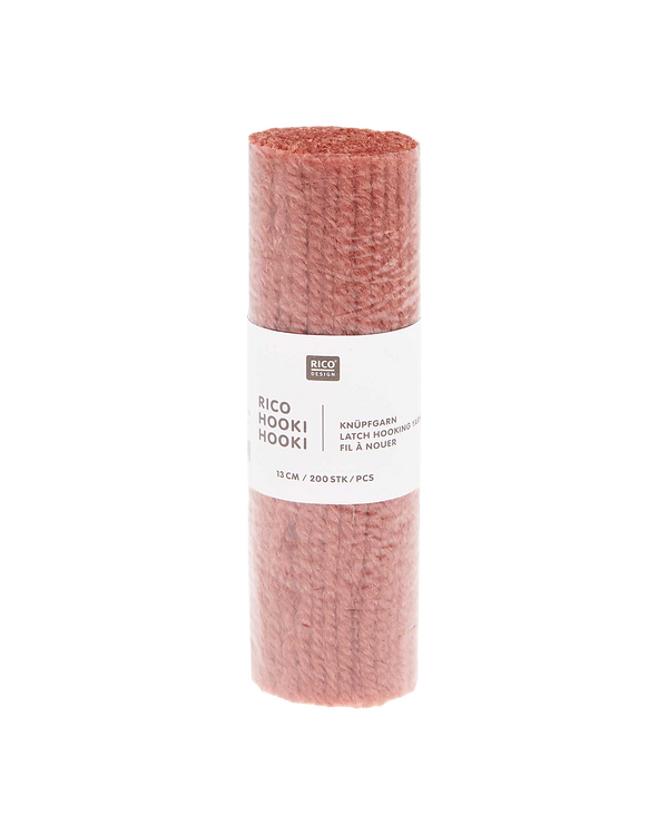 Rico Hooki Hooki Fil à nouer 13 cm - 200 pces (325/rouge saumon)