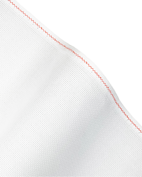 Trame/toile à broder - coton "Aïda étoile - 14 ct" (blanc) de Zweigart