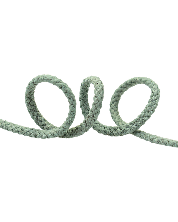 Cordon en coton Ø 4 mm - unité de 1 m (vert jonc)