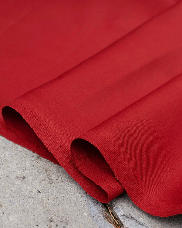 Coton sergé "Nantes" (rouge)