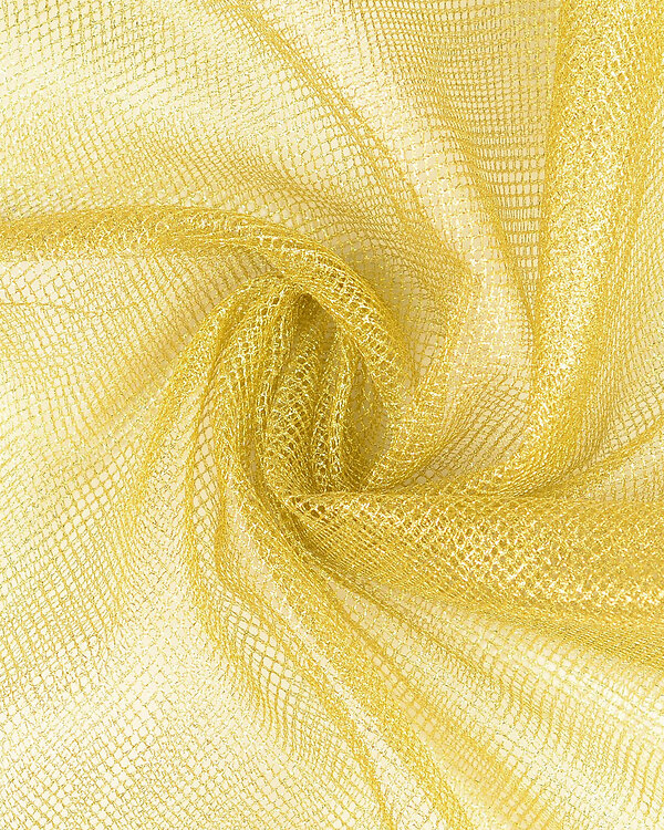 Tulle "Lurex/Big Net" (doré clair)