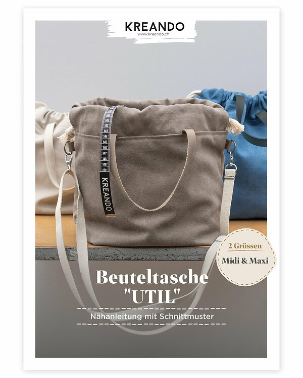 Instructions & patron - Couture - Sac "UTIL" de KREANDO