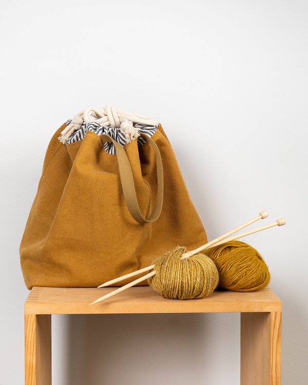 Set couture - Sac à ouvrage UTIL "Marisa" en heavy canvas