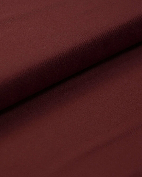 Flanelle de coton "uni" (rouge vin)